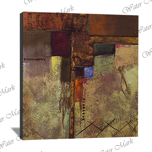Abstract Brown Square-101