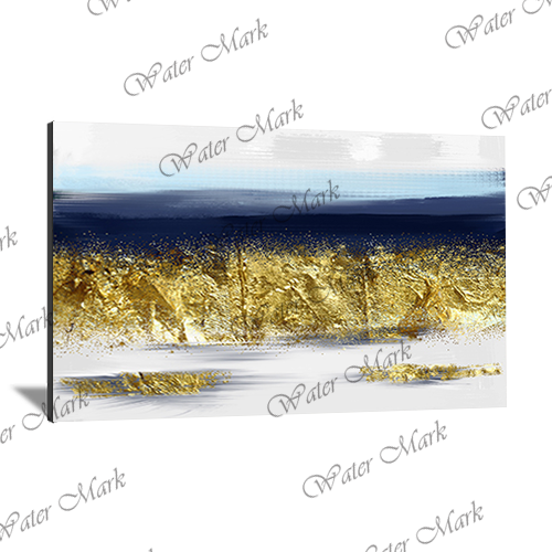 Abstract Gold Landscape-101