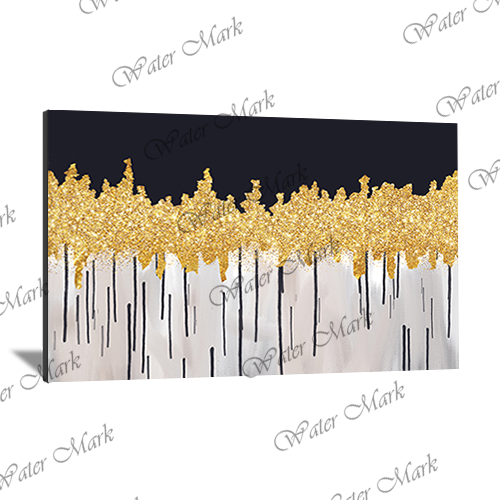 Abstract Gold Landscape-102