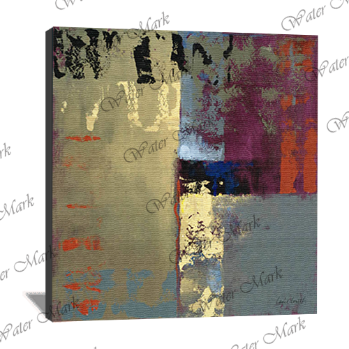 Abstract Multi Color Square-125