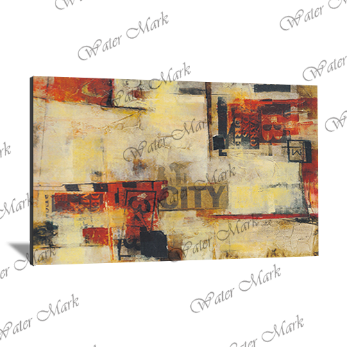 Abstract Beige Landscape-101