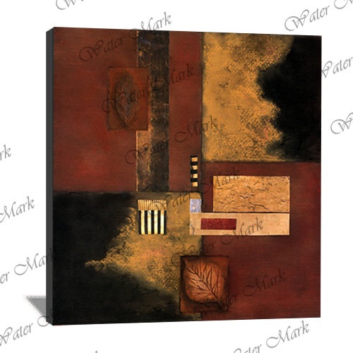 Abstract Brown Square-107
