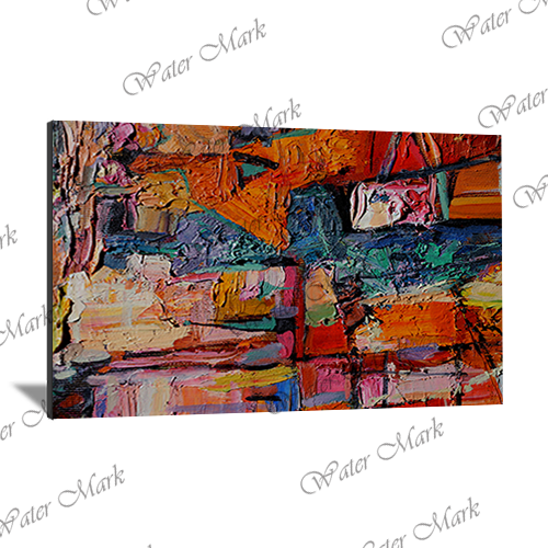 Abstract Multi Color Landscape-107