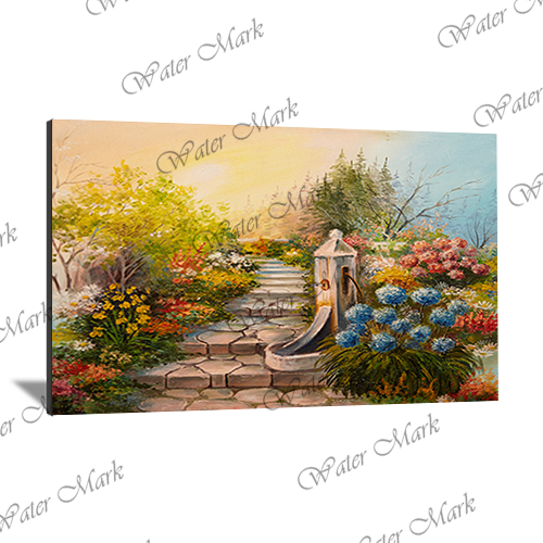 Classic Art Floral Landscape-103 - Photo Block Plus