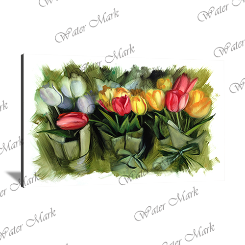 Classic Art Floral Landscape-105 - Photo Block Plus