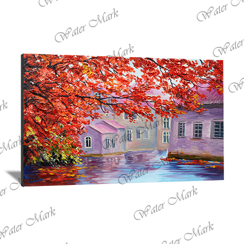 Classic Art Floral Landscape-108 - Photo Block Plus