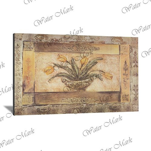 Floral Beige Landscape-101 - Photo Block Plus