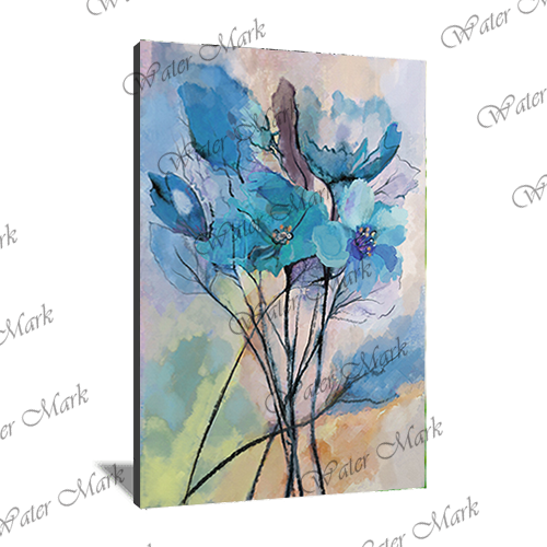 Floral Blue Portrait-103