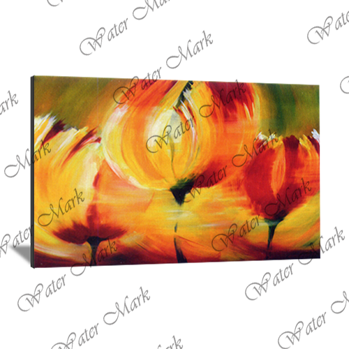 Floral Orange Landscape100 - Photo Block Plus