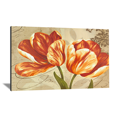 Floral Orange Landscape101 - Photo Block Plus