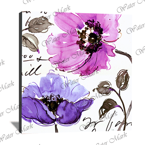 Floral Purple Square101